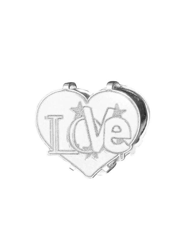 Convex - Pingente Aço Hit Coracao Love 16.5mm Prata