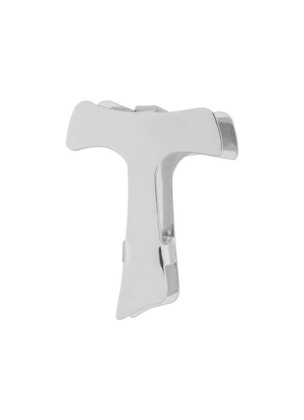 Convex - Pingente Aço Hit Cruz Franciscana 16.5mm Prata