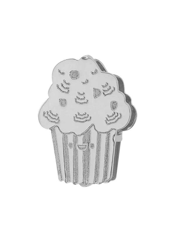 Convex - Pingente Aço Hit Cupcake 16.5mm Prata