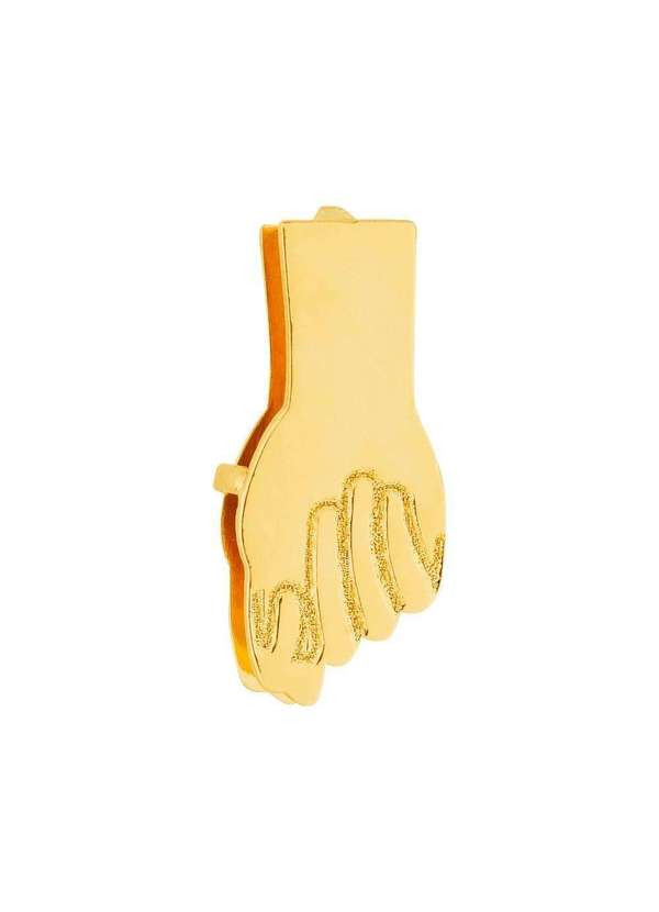 Convex - Pingente Aço Hit Figa 16.5mm Gold Ipg Dourado