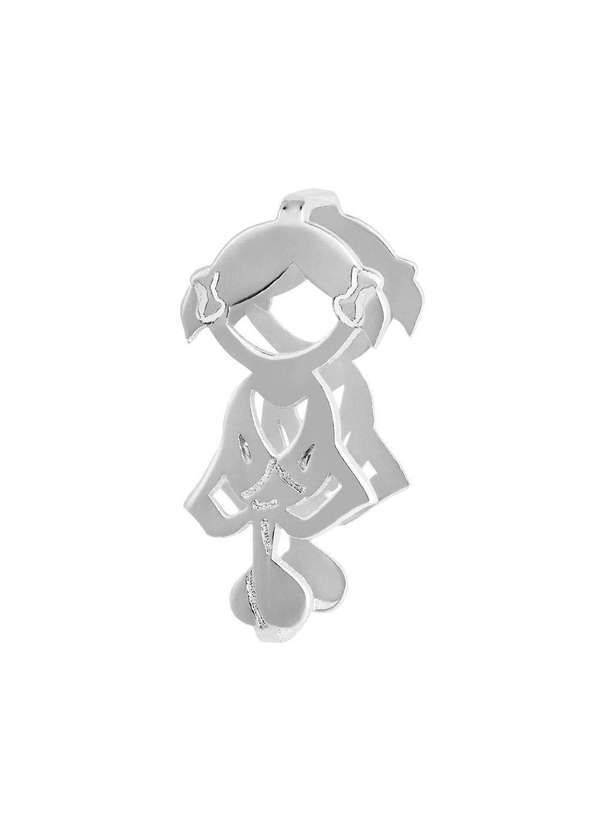 Convex - Pingente Aço Hit Menina 11.5mm Prata