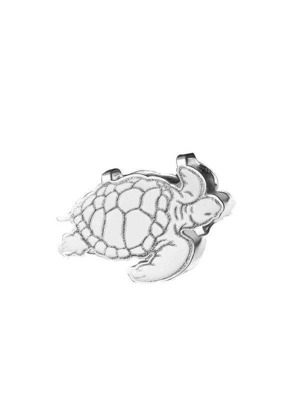 Convex - Pingente Aço Hit Tartaruga 16.5x23mm Prata