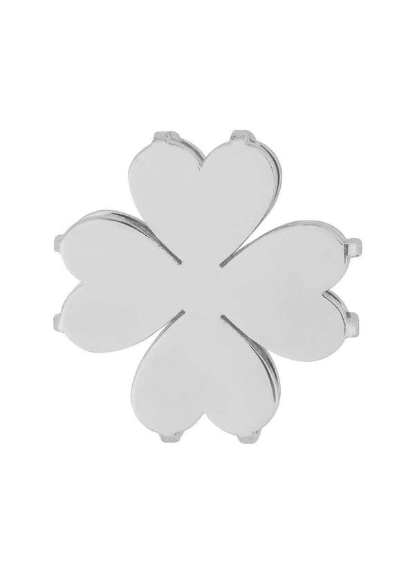 Convex - Pingente Aço Hit Trevo 16.5mm Prata