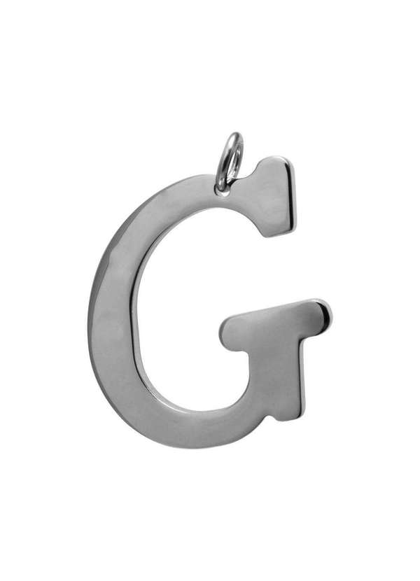 Convex - Pingente Aço Letra G Dourado