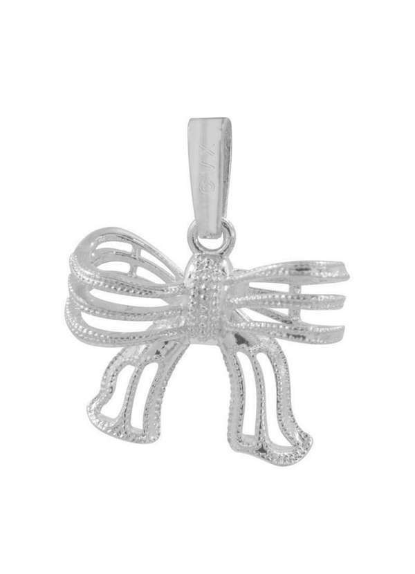 Convex - Pingente de Prata Laço 17x14mm Prata