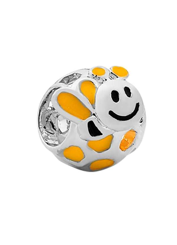 Convex - Pingente Prata Link Abelhinha 8x8.50mm Prata