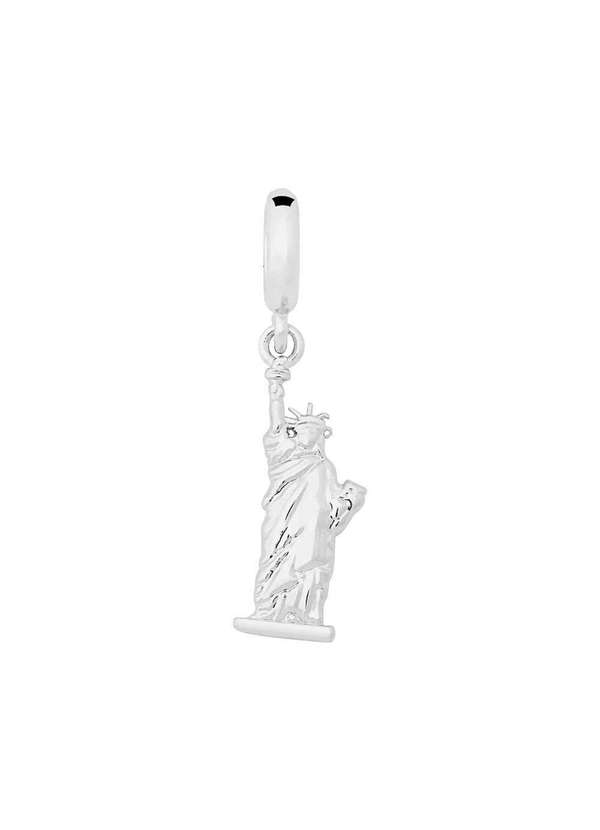 Convex - Pingente Prata Link Estátua da Liberdade 27x7mm Prata