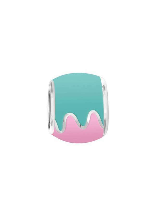 Convex - Pingente Prata Link Tubo Separador Colors Prata