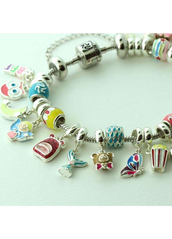 Convex - Pingente Prata Link Tubo Separador Gotas de Amor Prata 3