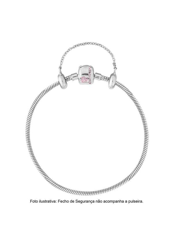 Convex - Pulseira Prata para Berloque Link Infantil c/ Resina 15cm Prata 2