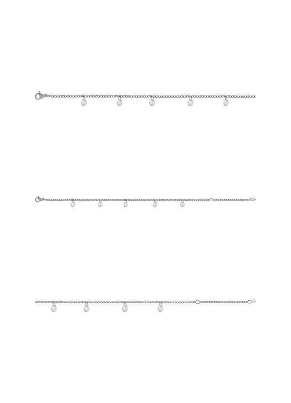 Convex - Pulseira Aço Glam Groumet Ponto de Luz 5mm 21cm Prata 2