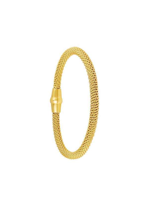 Convex - Pulseira Aço Sping Elos Torcidos 5mm Ipg Prata