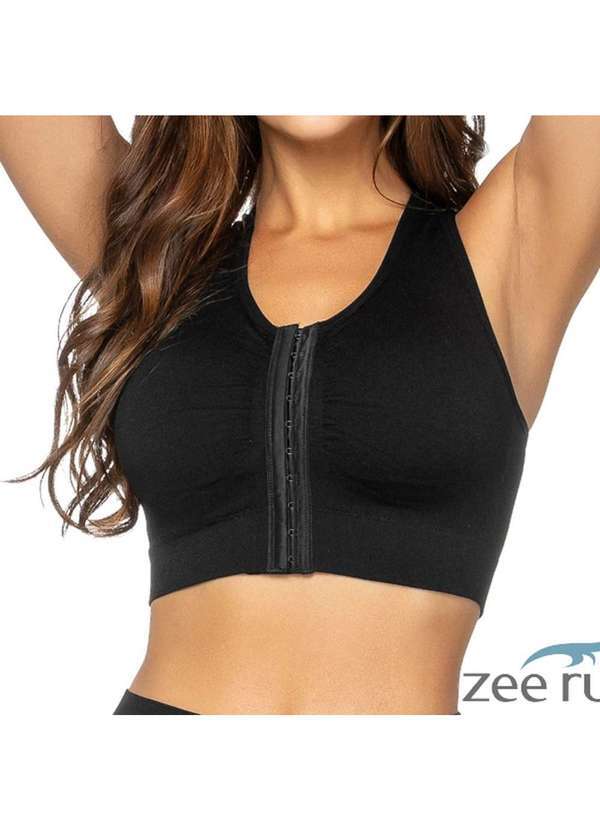 Honey Be - Top Modelador Preto com Bojo Tp927 Preto