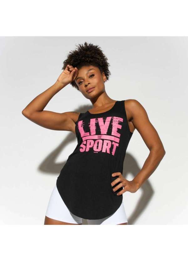 Honey Be - Regata Fitness Preta Live The Sport Ct689 Preto