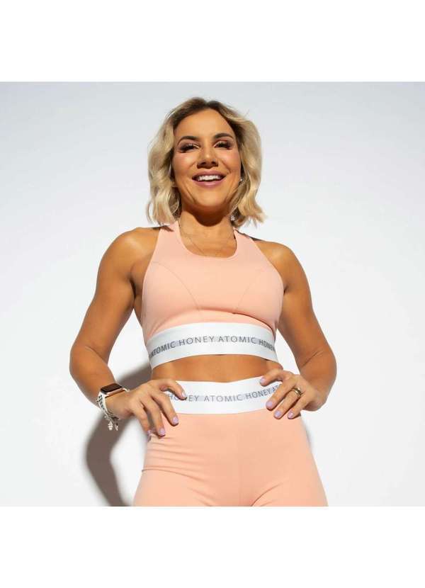 Honey Be - Top Fitness Honey Be Rosê Tp1078 Rosa