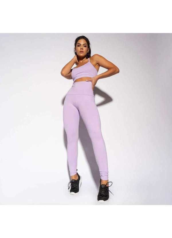 Honey Be - Legging Cintura Alta Honey Performance Lilás Lg1616 Rosa 2
