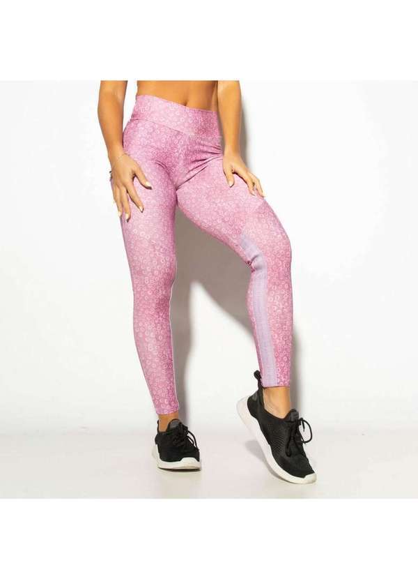 Honey Be - Legging Fitness Atomic Borbulhas Vinho Lg1812 Roxo