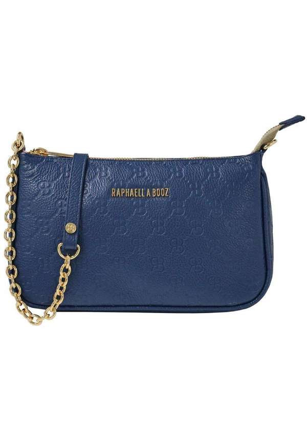 Raphaella Booz - Bolsa Tiracolo Pequena Couro Couro Floater Night