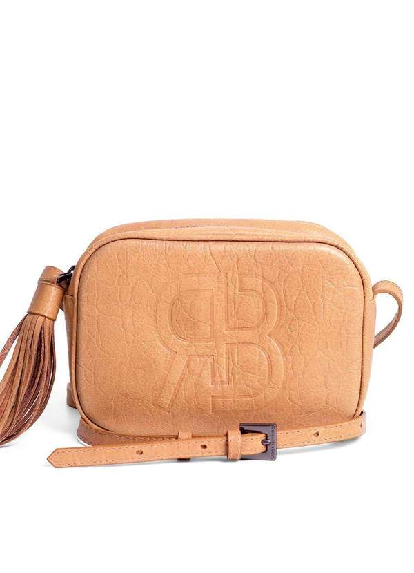 Raphaella Booz - Bolsa Tiracolo Pequena Couro Couro Rustica Plush