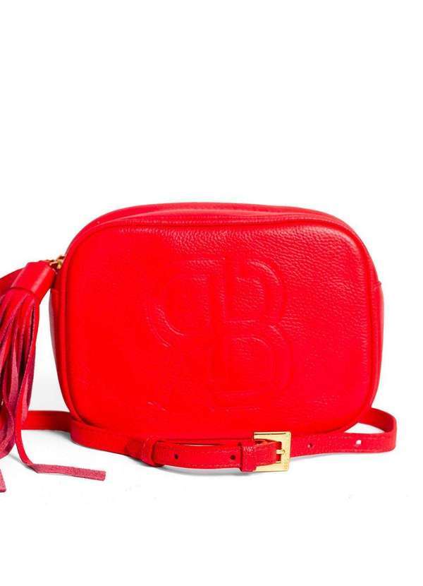 Raphaella Booz - Bolsa Tiracolo Pequena Couro Floater Pepper