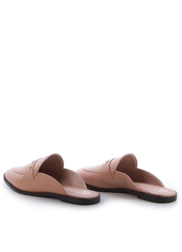 Raphaella Booz - Mule Couro Detalhe Rb Couro Nude 3