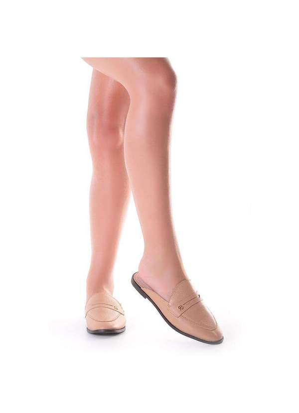 Raphaella Booz - Mule Couro Detalhe Rb Couro Nude 4