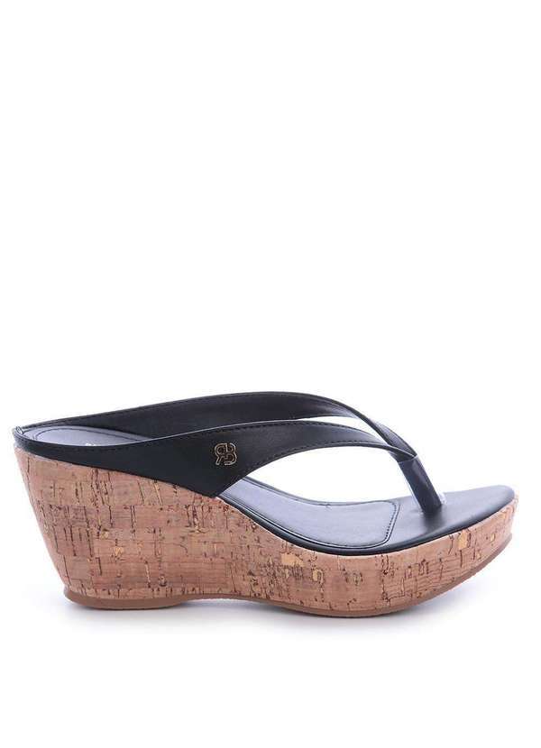 Raphaella Booz - Tamanco Mule Plataforma Napa Preto