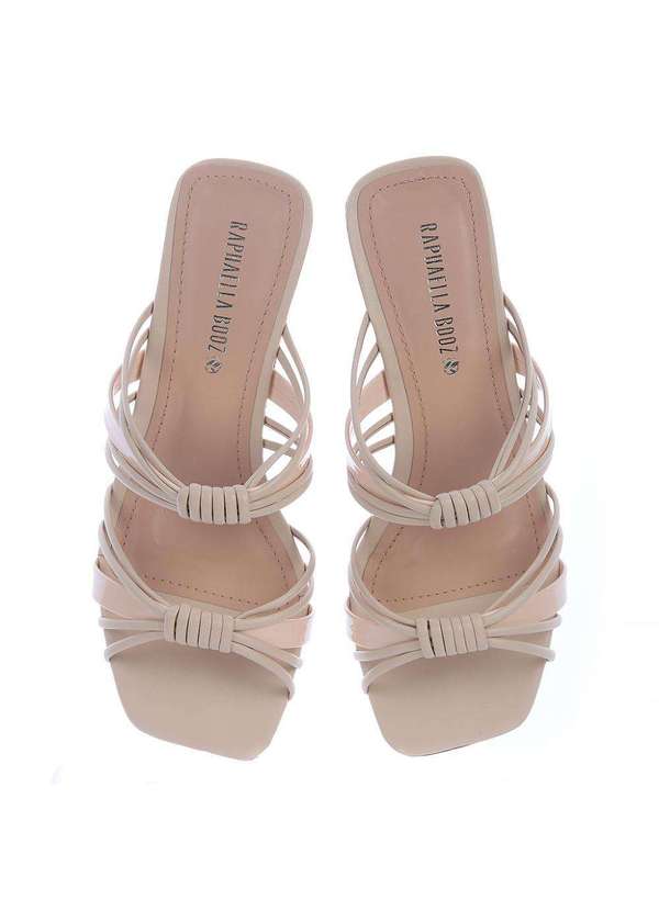 Raphaella Booz - Mule Anabela Tiras Napa Duna/Verniz 4