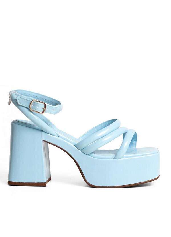 Raphaella Booz - Sandália Plataforma Verniz Verniz Cloud