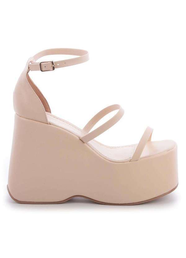 Raphaella Booz - Sandália Plataforma Napa Soft Dust