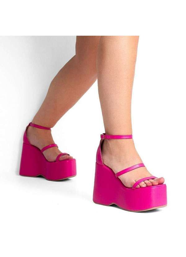 Raphaella Booz - Sandália Plataforma Napa Soft Luminous 3