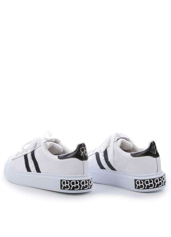 Raphaella Booz - Tênis Branco Eco Vegetal Branco/Preto
