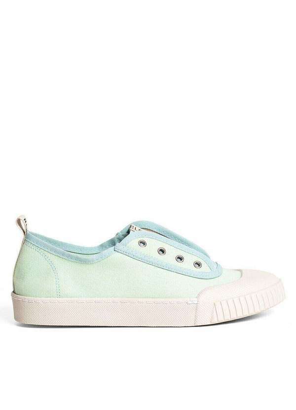 Raphaella Booz - Tênis Slip On Essencial Lona Lona Deserto Baby Green