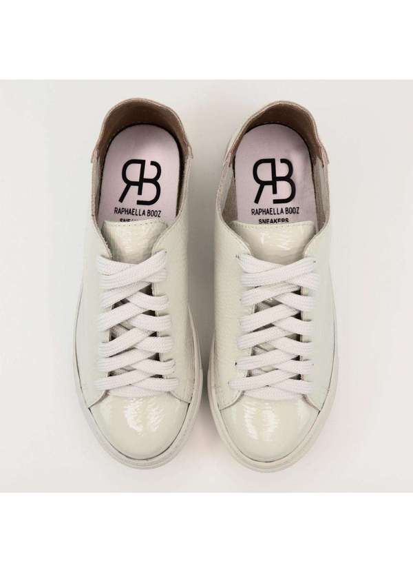 Raphaella Booz - Tênis Verniz Verniz Show Off White 6