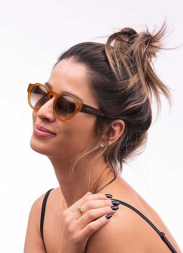 Areia Branca - Oculos de Sol Areia Branca Zurique Ambar Laranja 4