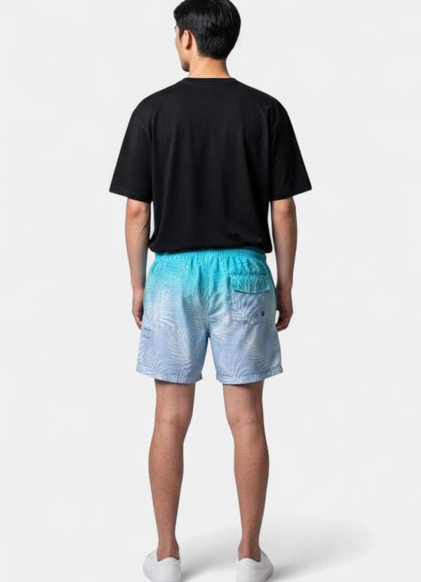 Areia Branca - Shorts Areia Branca Yacht Resort Palmeira Azul 4