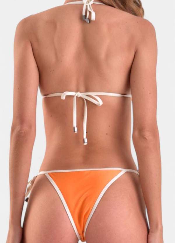 Areia Branca - Biquini Areia Branca Baly Cortininha Due Laranja 4