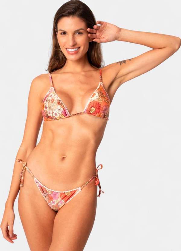Areia Branca - Biquini Areia Branca Baly Cortininha Laranja 3