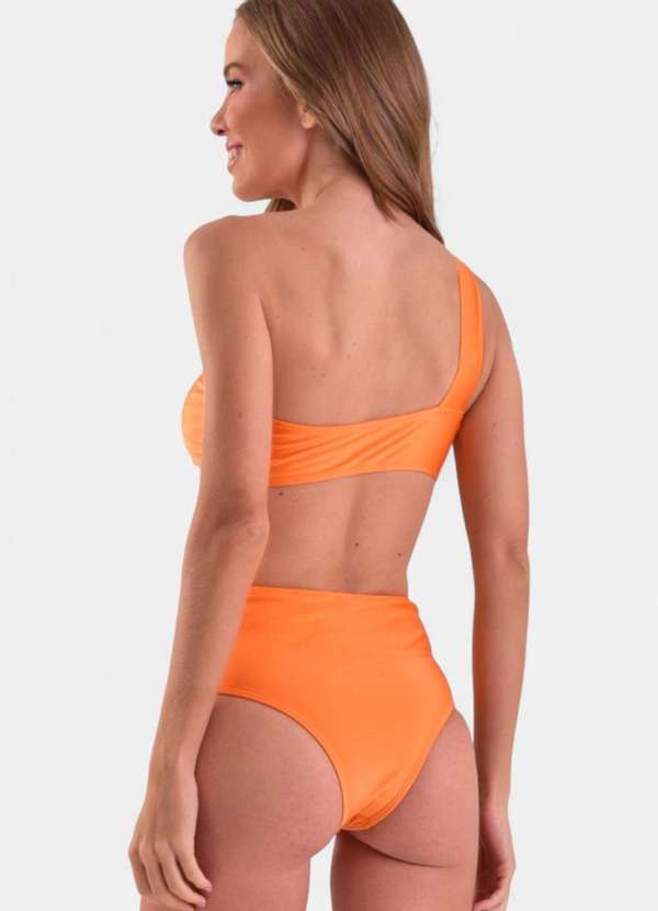 Areia Branca - Biquini Areia Branca Baly Hot Pant Laranja