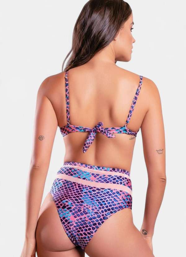 Areia Branca - Biquini Areia Branca Praya Hot Pant Cobra Roxo 2