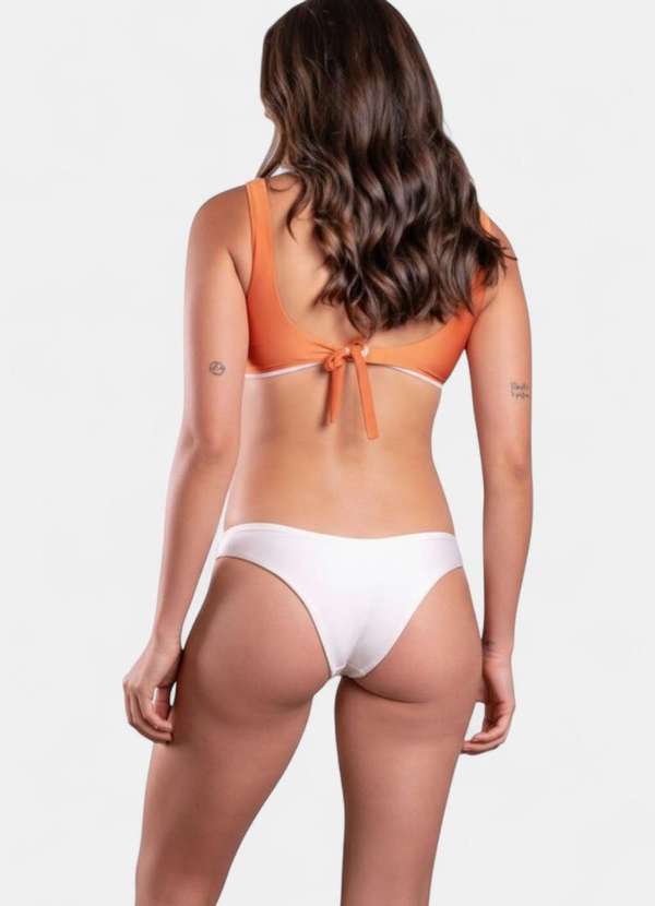 Areia Branca - Biquini Areia Branca Praya Meia Taca Bicolor Laranja 3