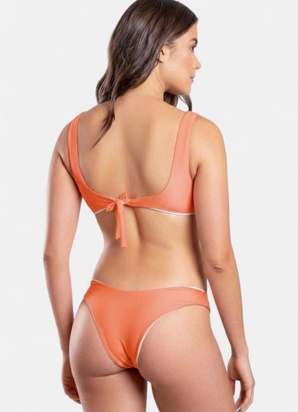 Areia Branca - Biquini Areia Branca Praya Meia Taca Bicolor Laranja 6