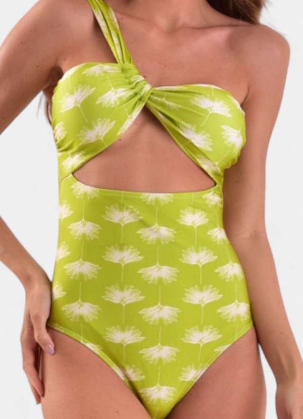 Areia Branca - Maio Areia Branca Baly Ombre Floral Verde