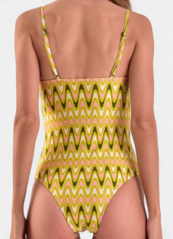 Areia Branca - Maio Areia Branca Baly Transpassado Zig Zag Verde 4