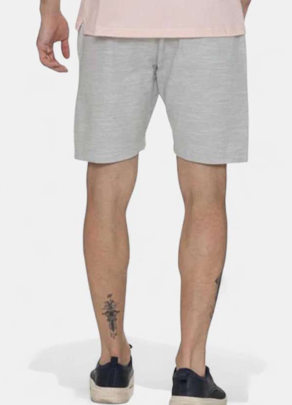 Areia Branca - Shorts Areia Branca Yacht Listrado Cinza 2