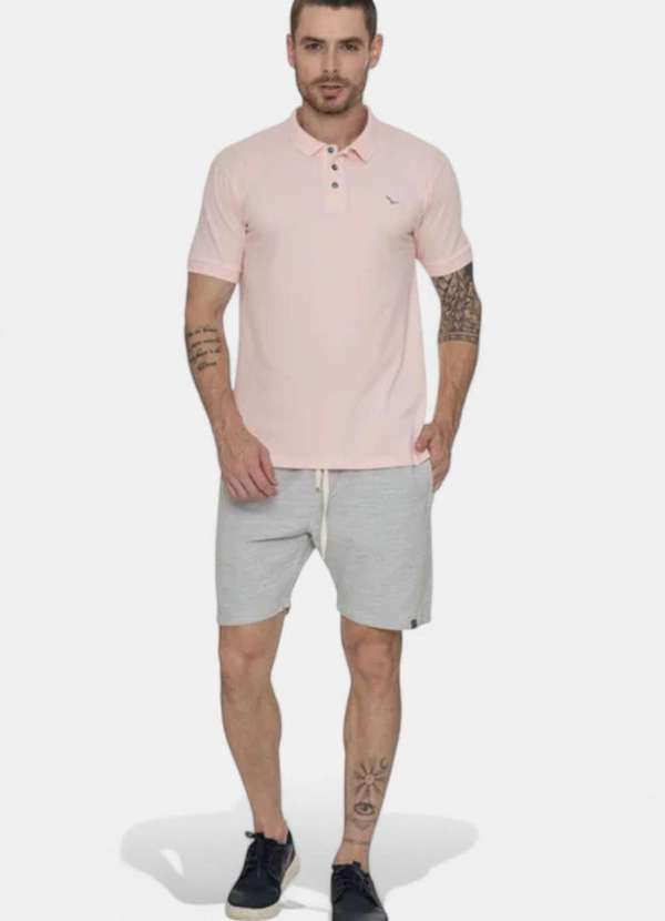 Areia Branca - Shorts Areia Branca Yacht Listrado Cinza 3