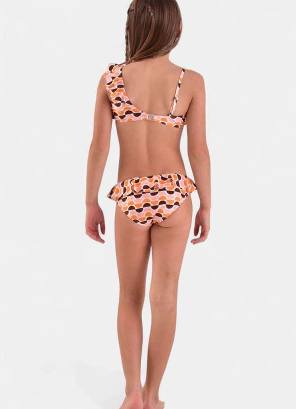 Areia Branca - Biquini Areia Branca Infantil Baly Wave Rosa 2