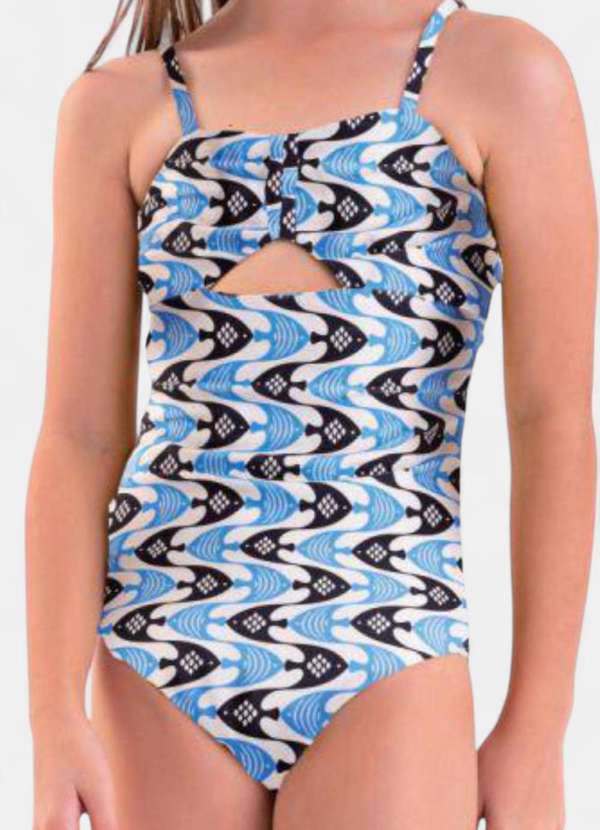 Areia Branca - Maio Areia Branca Infantil Baly Fish Azul 3