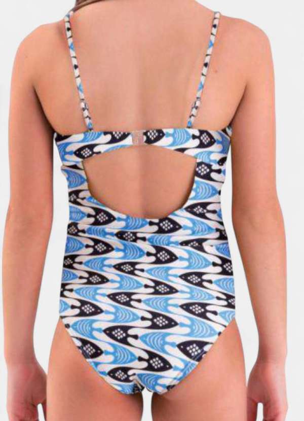 Areia Branca - Maio Areia Branca Infantil Baly Fish Azul 4