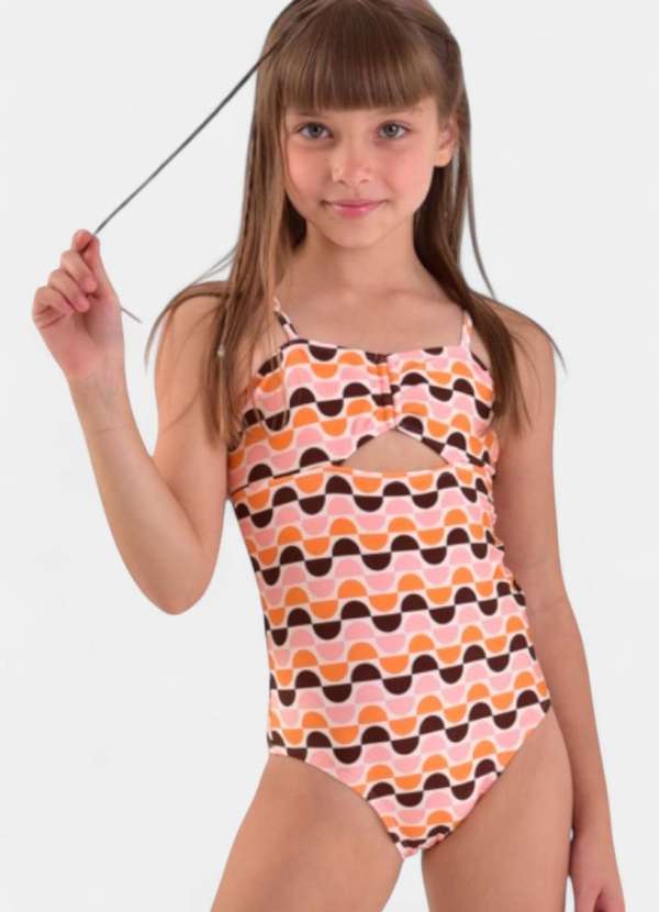 Areia Branca - Maio Areia Branca Infantil Baly Wave Rosa